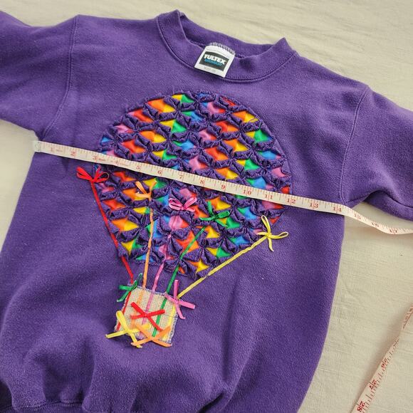 Vintage Hot Air Balloon Crewneck kids 6/7 - Picture 5 of 6